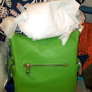 Coach - Authentic - BRAND NEW - Pennie Shoulder Bag - Neon Green